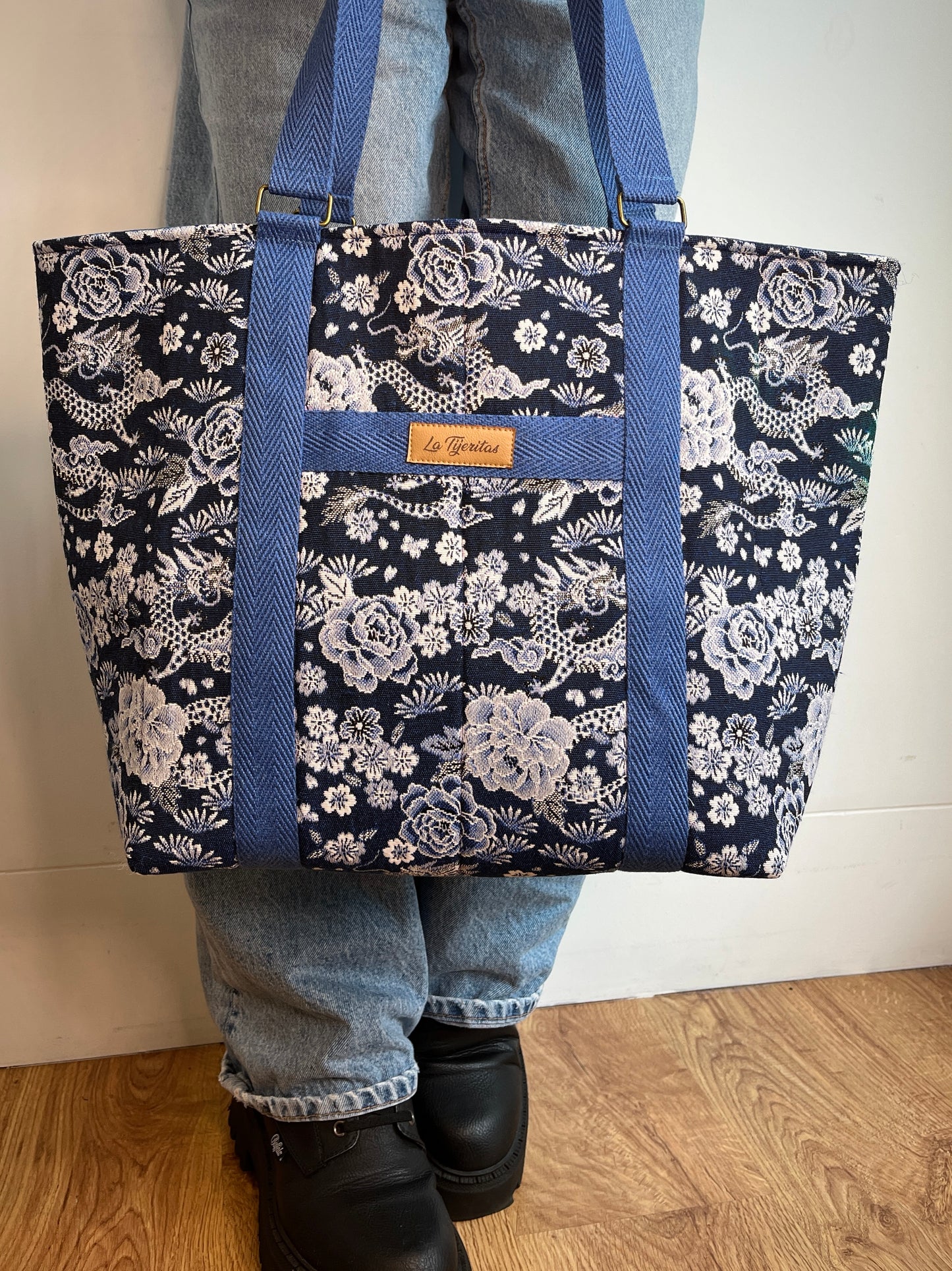 Shopper Santiago Dragón azul