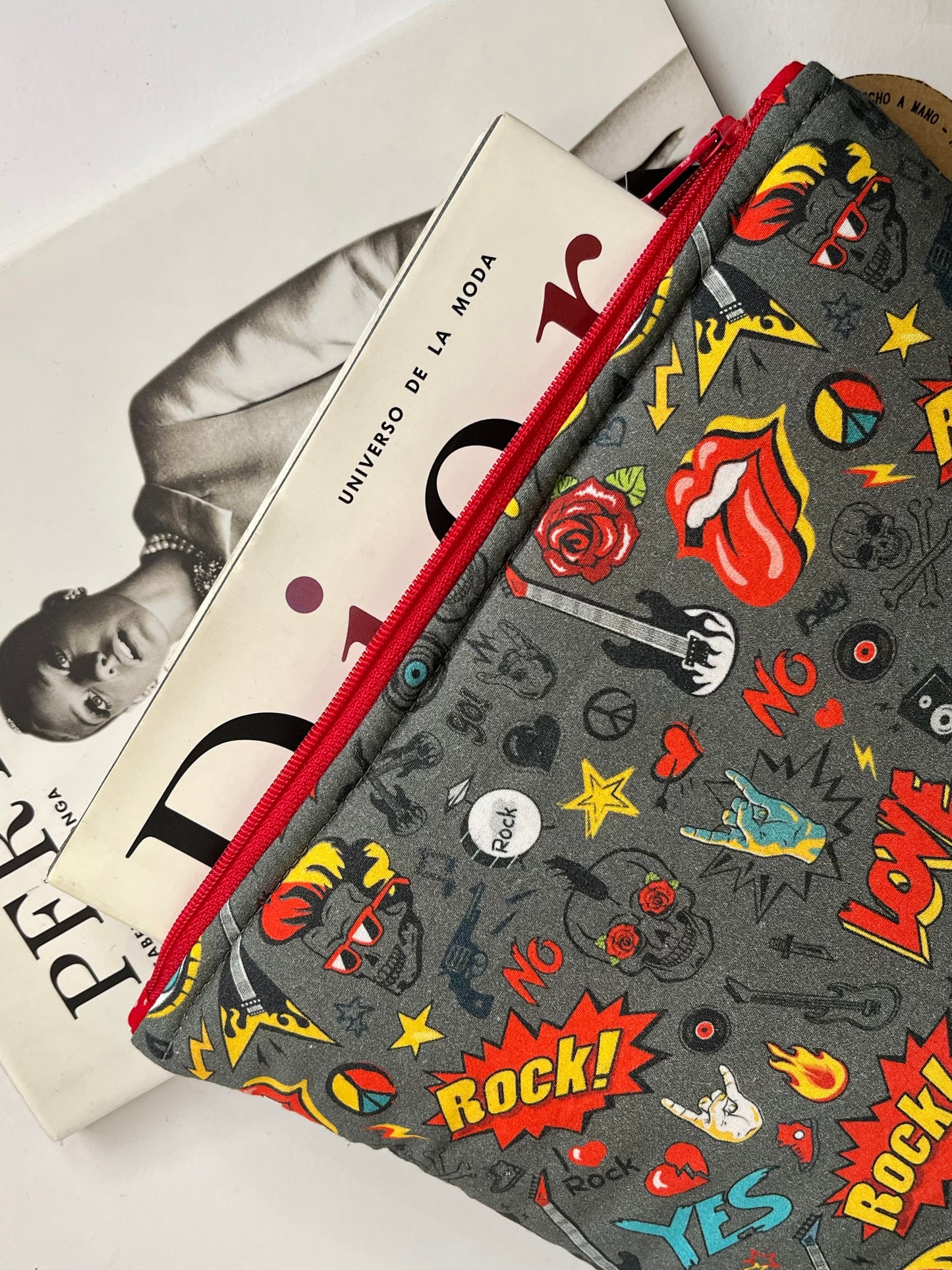 Funda libro rock