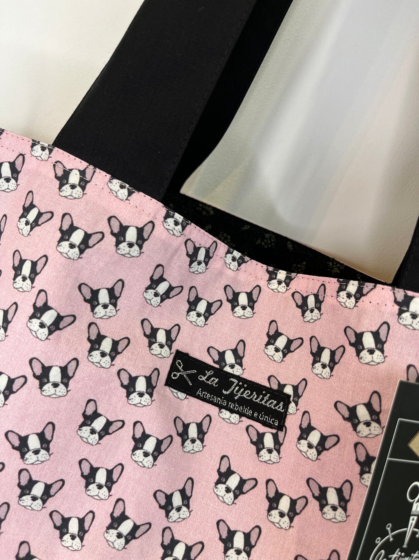 Tote bag perritos Bull Dog