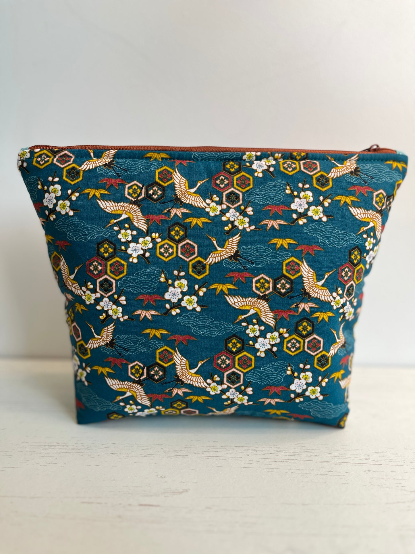 Neceser grande garzas japonesas