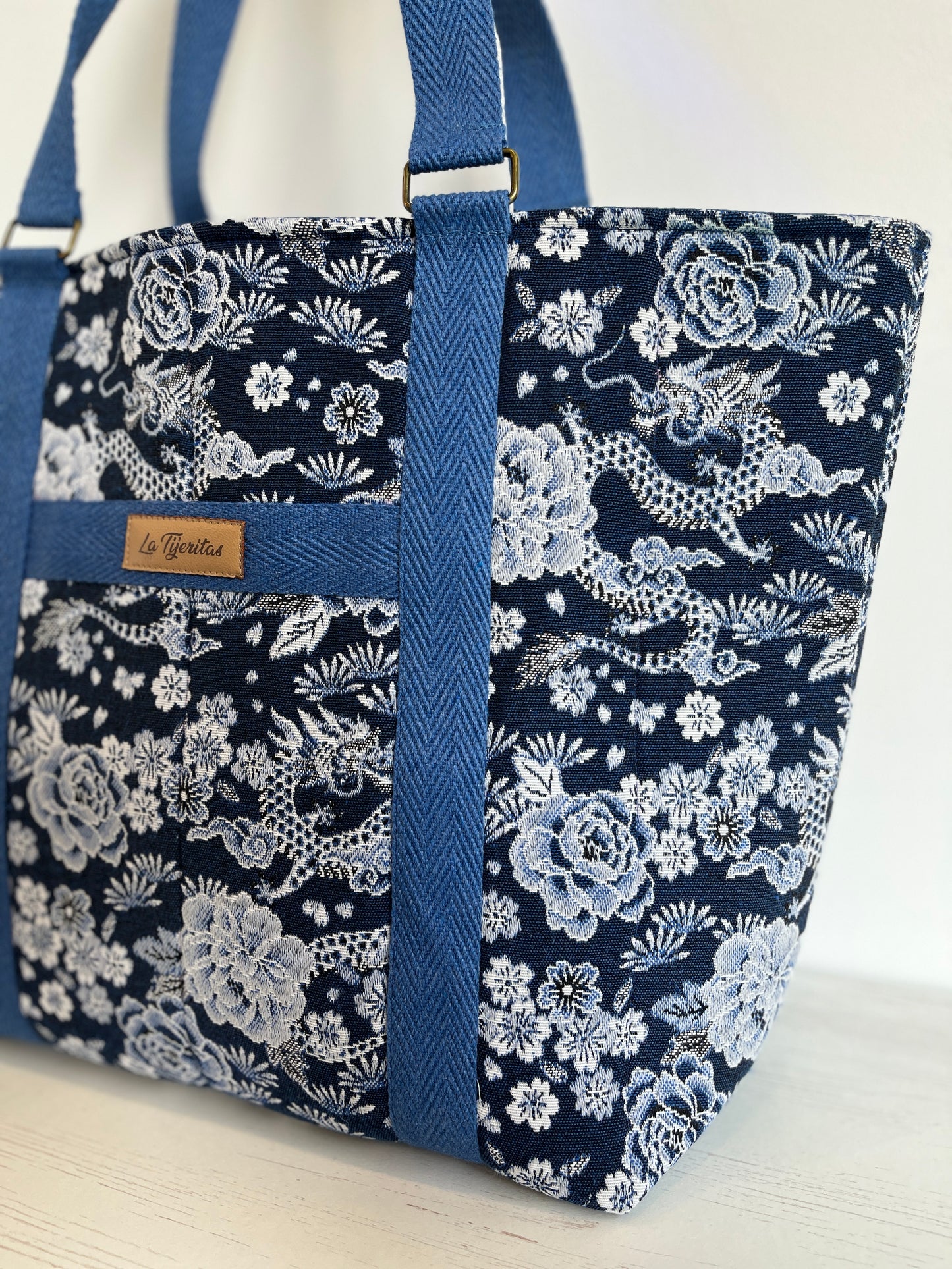 Shopper Santiago Dragón azul