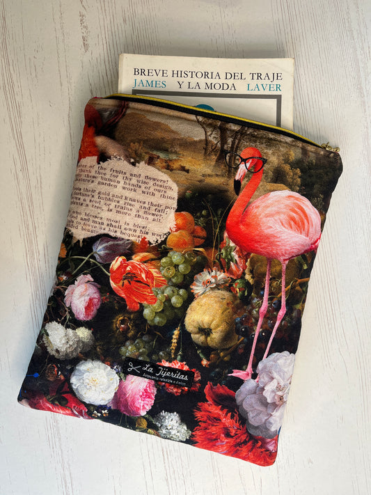 Funda libro Pink Art Flamenco