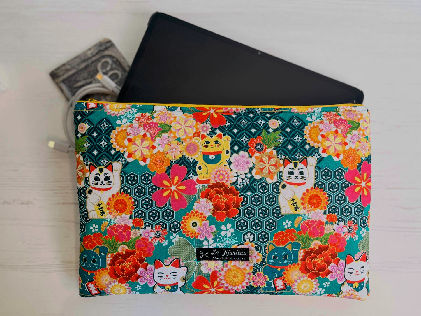 Funda tablet gatos Neko