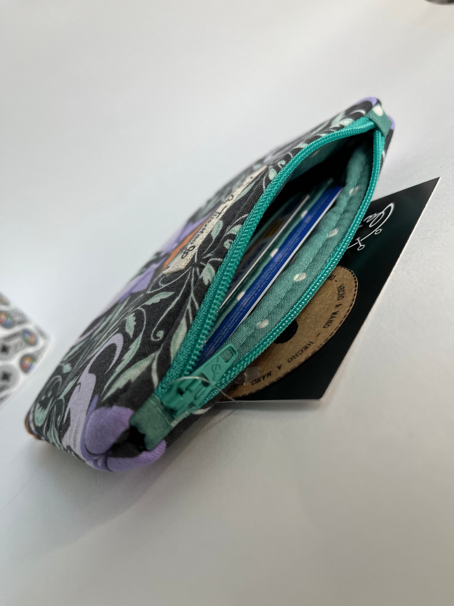 Monedero tarjetero gatos brujos