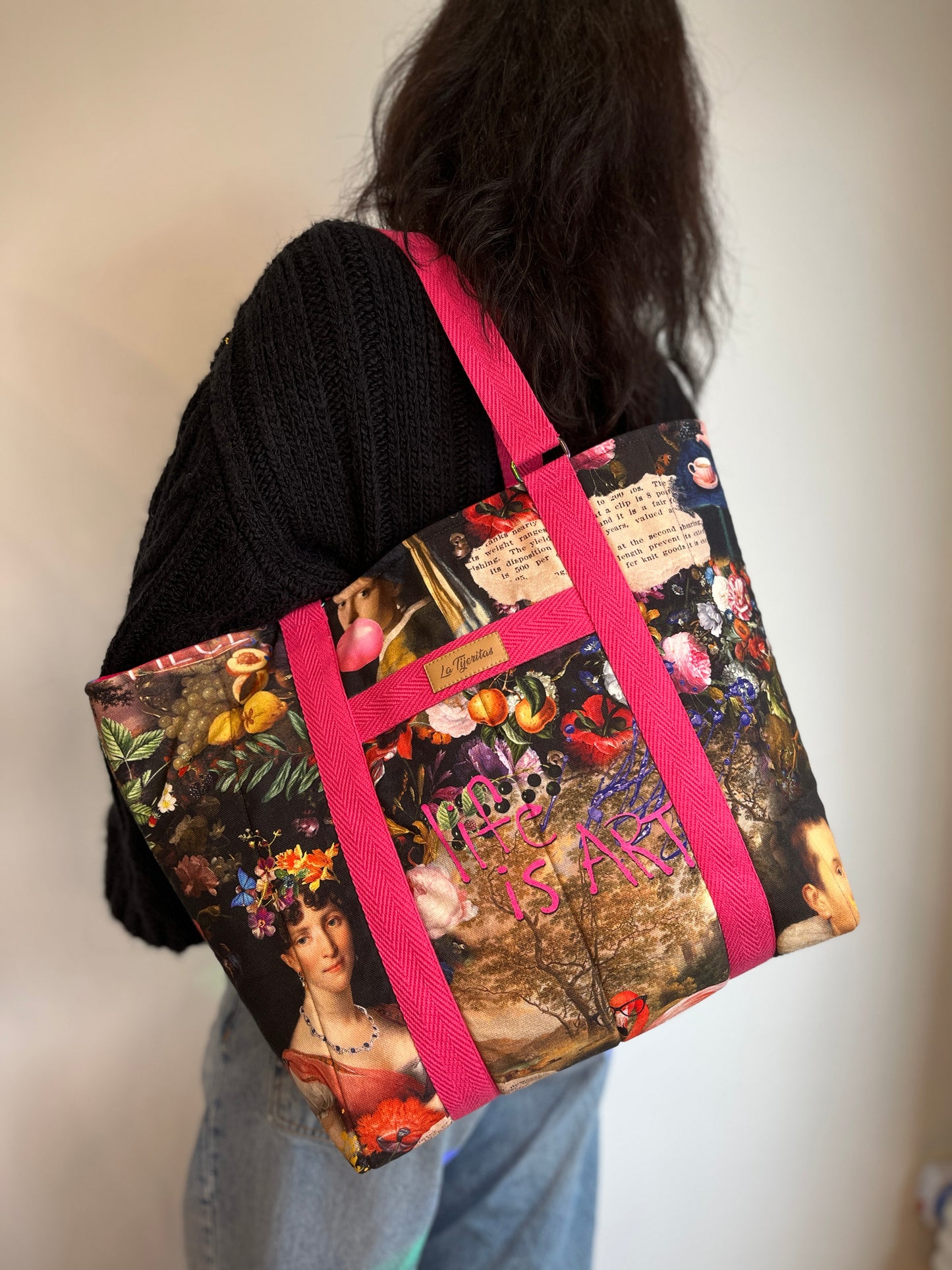 Shopper Santiago Pink Art