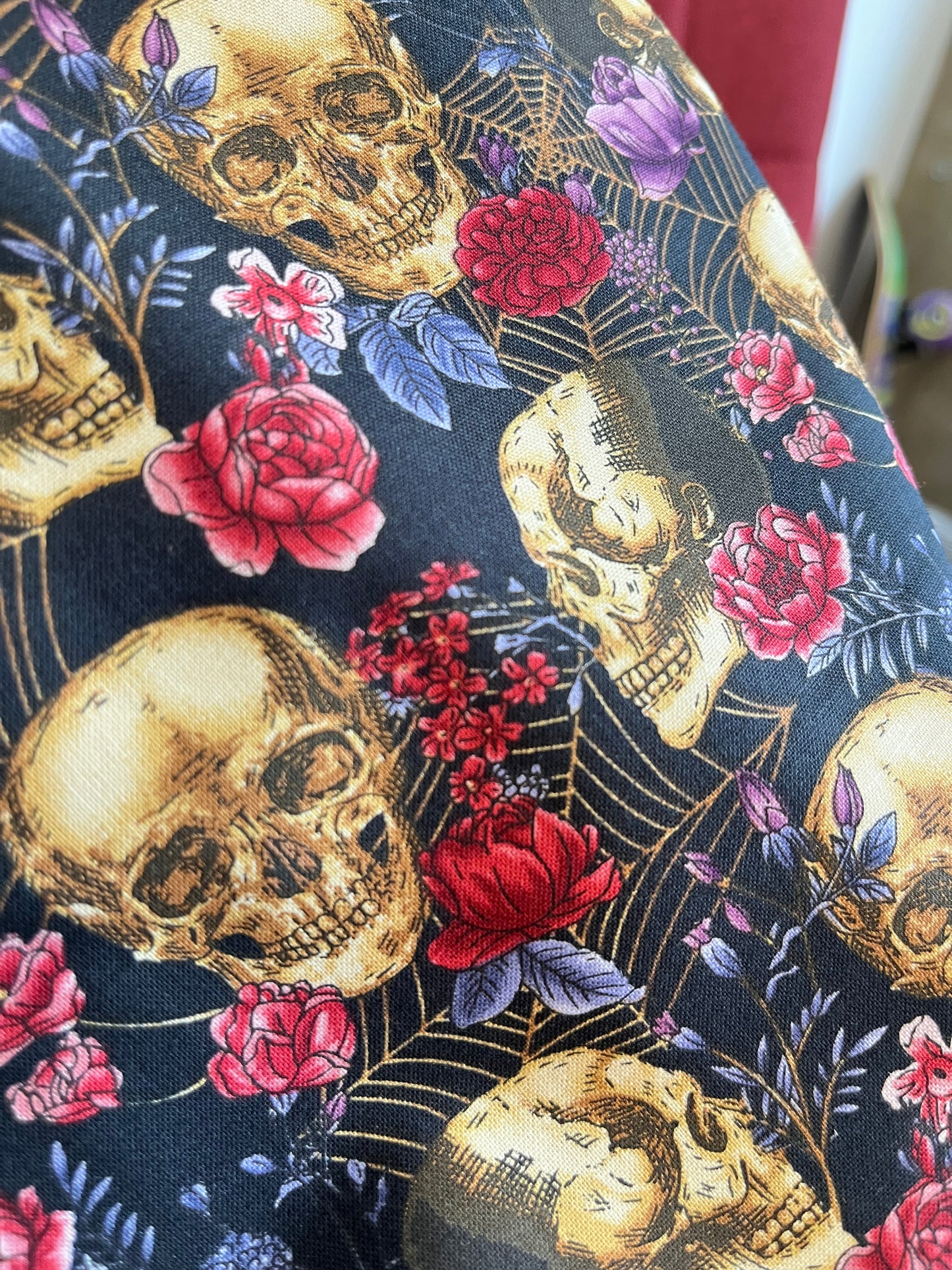 Camisa Calaveras floridas