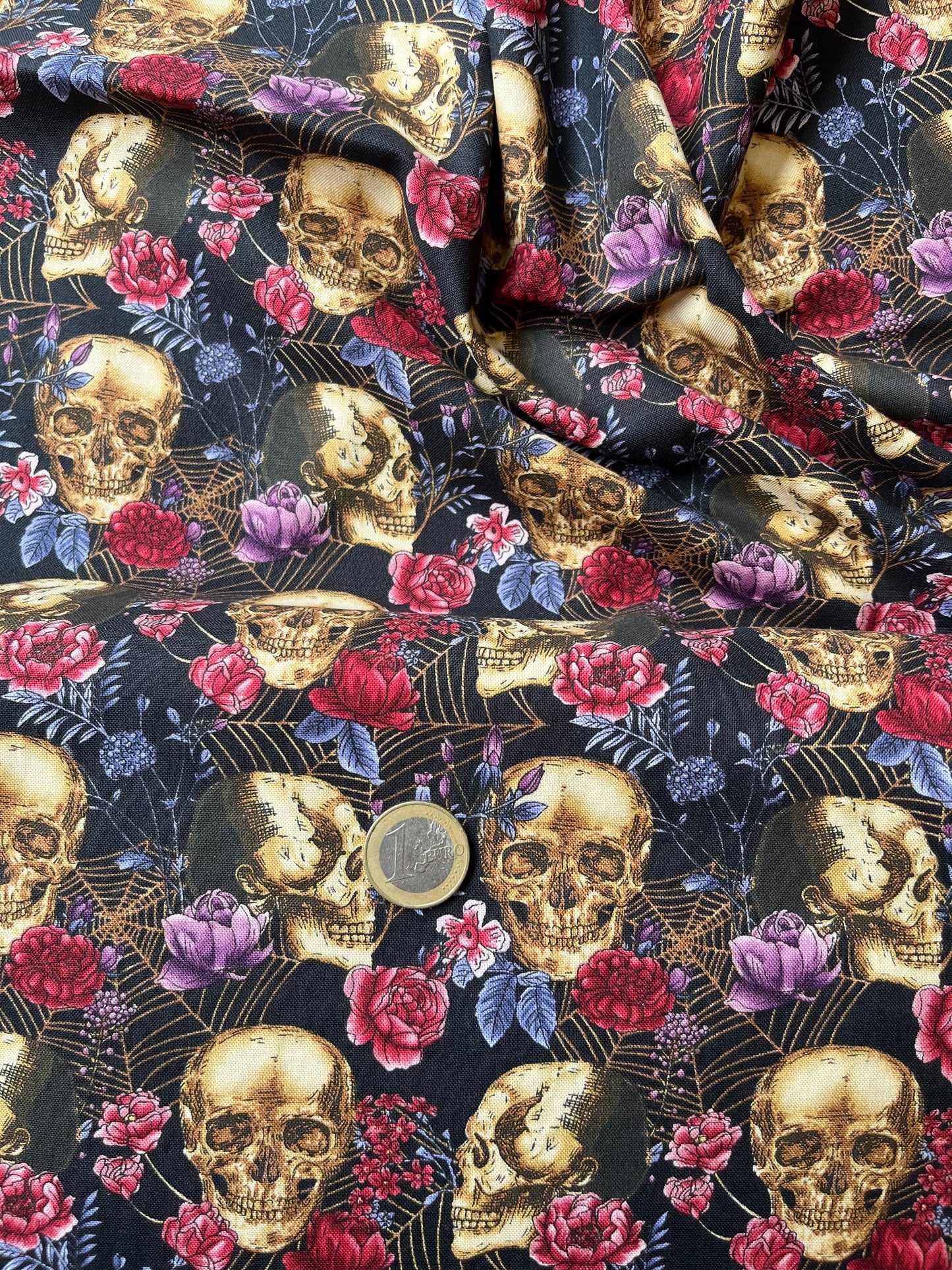 Camisa Calaveras floridas