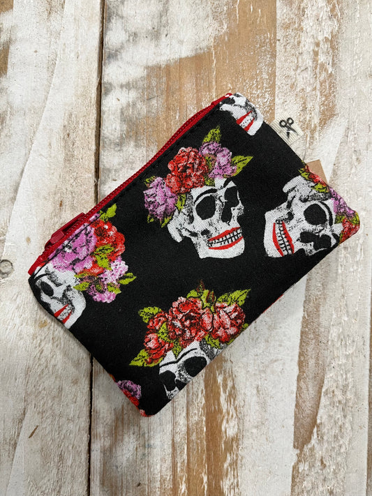 Monedero mini-malista Calaveras Frida