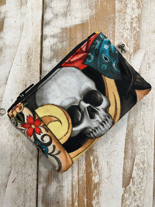 Monedero mini-malista Calavera