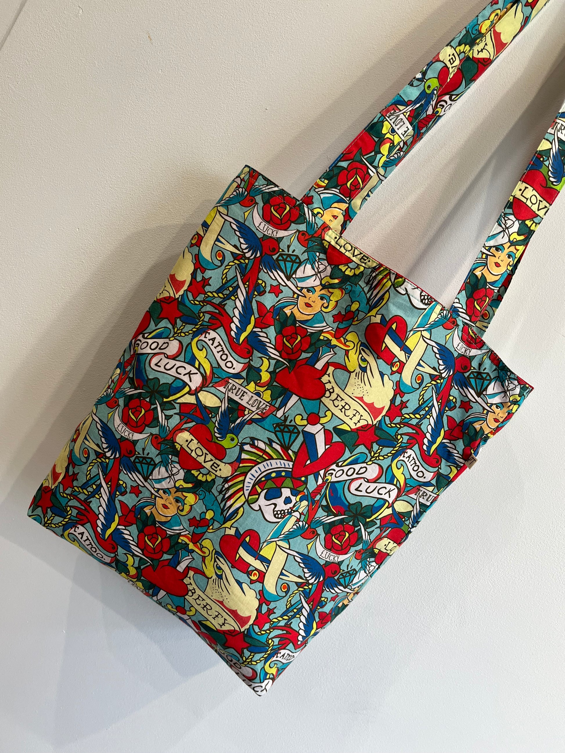 Tote bag básica estampado tattoo – La tijeritas