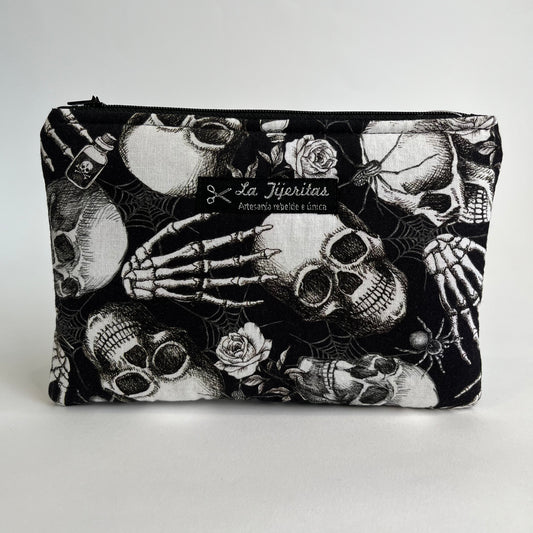 estuche-neceser-regalos-originales-gotico-calaveras-artesanía